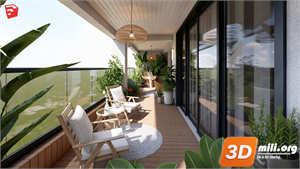 Balcony Skp Files
